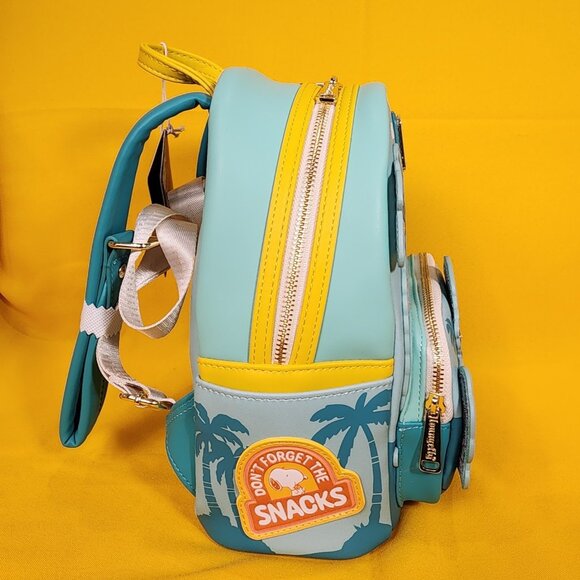 Loungefly Peanuts Snoopy and Woodstock Road Trip Mini Backpack Vacation NEW - Picture 3 of 13
